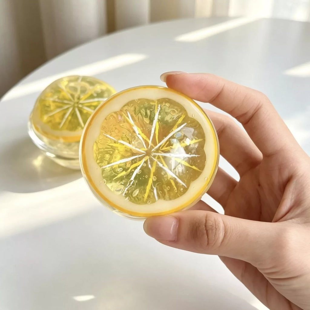 Lemon Hard Candy Handmade Squishy Ball - Lemon