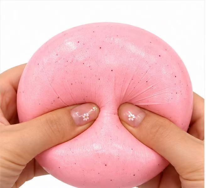 Pink Mochi Slow Rising Squishy Toy