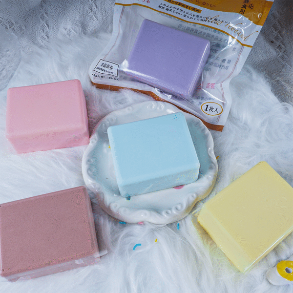 Pastel Squishy Blocks – Slow Rising Stress Relief Toys for Kids & Adults
